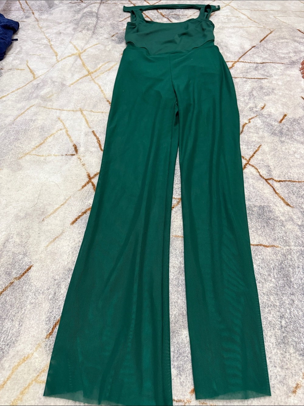 balera Deep Green Wide-Leg Jumpsuit